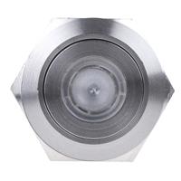 mpi001tegn24 Bulgin MPI001 Series Illuminated Push Button Switch, Momentary, Panel Mount, 19.2mm Cutout, SPST, Green LED, 24V dc,
