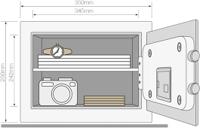 yseb250eb1 Yale 20.5L Safe Safe