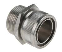 7tca297070r0048-gfms0505 Kopex Straight, Conduit Fitting, 25mm Nominal Size, M25, 316 Stainless Steel, Metallic IP40 rating