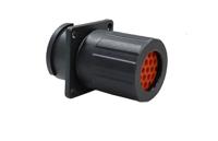 fls014n12shec03 Amphenol Industrial Circular Connector, 12 Contacts, Flange, Standard Connector, Socket, Female, IP67, IP68, IP69K,