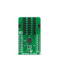 mikroe-4268 MikroElektronika MIKROE-4268, LED Driver Click LED Driver Sensor Add-On Board for PCA9957HNMP for LED Display, LED