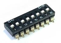 241-256 RS PRO 8 Way Surface Mount DIP & SIP Switch SPST