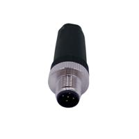 858fb05-103rbu1 Norcomp Circular Connector, 5 Contacts, Free Hanging, M12 Connector, Plug, Male, IP66, M12 Series
