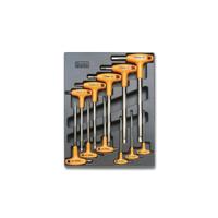 t50 BETA 11 piece T Shape Metric Hex Key Set, 2.5 → 10mm