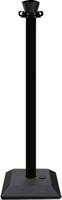 ppc3001n Viso Black Plastic Barrier Post, Black Tape