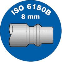 irp-086152p PREVOST Treated Steel Male Plug for Pneumatic Quick Connect Coupling, G 3/8 Male Threaded