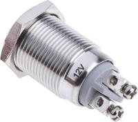 877-1836 RS PRO Panel Mount Buzzer, 12 V dc, 75dB at 1 m