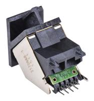 2170668-1 TE Connectivity 2170668 Series Female RJ45 Connector, Through Hole, Cat6 Angled 1 Port 8P8C -Way
