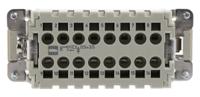 09330162616 HARTING Heavy Duty Power Connector Insert, 16A, Male, Han ES Series, 16 Contacts