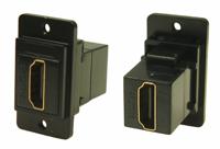 282-778 RS PRO 2 Way Female to Female Feedthrough HDMI Connector