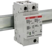 2ctb803972r1200 ABB 2 Phase Industrial Surge Protector, 100kA, 1.4kV, DIN Rail Mount