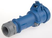 980 MENNEKES, StarTOP IP44 Blue Cable Mount 3P Industrial Power Socket, Rated At 16A, 230 V