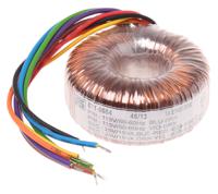 671-9084 RS PRO 115 V ac, 230 V ac, 2 x 25V ac Toroidal Transformer, 30VA 2 Output