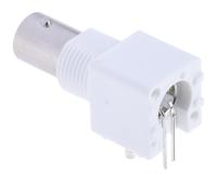 526-5864 RS PRO, Jack PCB Mount BNC Connector, 50Ω, Through Hole Termination, Right Angle Body