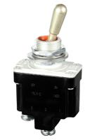 1tl1-6 Honeywell Toggle Switch, Bushing Mount, (On)-Off, SPST, Screw Terminal, 125V ac