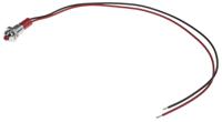722-7808 RS PRO Red Panel Mount Indicator, 24V dc, 6mm Mounting Hole Size, Lead Wires Termination, IP67