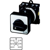 015132-t0-3-8007z Eaton, 3P 6 Position 45° On-Off Cam Switch, 690V (Volts), 10A, Knob Actuator