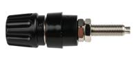 930144100 Hirschmann Test & Measurement 63A, Black Binding Post With Brass Contacts and Nickel Plated