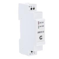 drd15-12 Chinfa DRD15 DC-DC Converter, 12V dc/ 1.25A Output, 9 → 36 V dc Input, 15W, DIN Rail Mount, +71°C Max Temp -40°C
