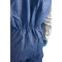 2510400004 Chemsplash White Disposable Coverall, S