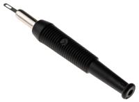 930320100 Hirschmann Test & Measurement Black Female Banana Socket, 2mm Connector, Screw Termination, 6A, 60V dc, Tin Plating