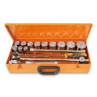 928ac12 BETA 17-Piece Imperial 3/4 in Standard Socket Set with Ratchet, 6 point
