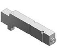 sv1000-50-1a-c4 SMC SV1000 series One-Touch Fitting 4 mm Manifold Block for use with Valve, SV1000-50-1A-C4