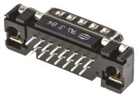 09652217701 HARTING 15 Way Through Hole D-sub Connector Plug, 2.74mm Pitch, with M3 Threaded Inserts