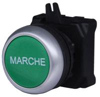 188-1136 RS PRO Green Spring Return Push Button Head, 22mm Cutout, IP65