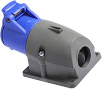 2cma193098r1000-216rs6 Amphenol Industrial, Easy & Safe IP44 Blue Wall Mount 2P + E Right Angle Industrial Power Socket, Rated At 16A, 230 V