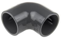 721101107 Georg Fischer Plastic Pipe Fitting, 90° Elbow, 3/4in