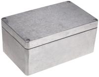 486-261612-68 Deltron 486 Series Silver Aluminium Enclosure, IP68, Silver Lid, 260 x 160 x 120mm