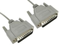 182-8820 RS PRO Male 25 Pin D-sub to Male 25 Pin D-sub Serial Cable, 2m PVC