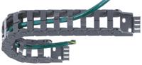 z1440480 Igus e-chain, Z14 Black Cable Chain - Flexible Slot, W62 mm x D25mm, L1m, 48 mm Min. Bend Radius, Igumid NB