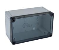 9514100 Rittal PK Series Polycarbonate Wall Box, IP66, Viewing Window, 110 mm x 180 mm x 90mm