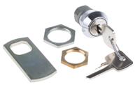 f5e-03-2-1242e Euro-Locks a Lowe & Fletcher group Company Camlock, 13mm Panel-to-Tongue, 20.1 x 17.6mm Cutout, Key Unlock