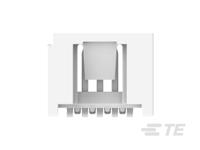 2355091-5 TE Connectivity MICRO CT Series Straight Board PCB Header, 5 Contact(s), 1.2 mm Pitch, 1 Row, Shrouded