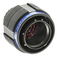 tv06rw-15-35pnw52 Amphenol Limited, TV, Copper Alloy 37 Way Cable Mount MIL Spec Circular Connector PlugGreen, Pin Contacts,Shell Size
