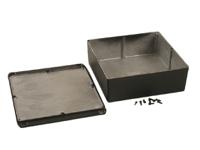 1590wfflbk Hammond 1590 Series Die Cast Aluminium Enclosure, IP65, Flanged, 67 x 188 x 217mm