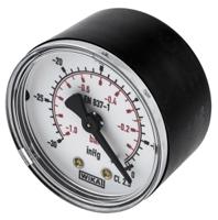 7203736 WIKA Analogue Pressure Gauge 0bar Back Entry 50mm Outside Diameter, With RS Calibration