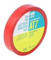 at7 Advance Tapes AT7 Red PVC Electrical Tape, 12mm x 20m