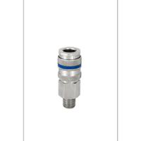 325-464 RS PRO Brass, Steel Female Pneumatic Quick Connect Coupling, BSPT 1/8 Male 10mm Threaded