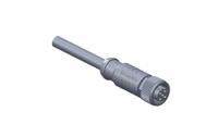 msbs-02bffm-sl8m02 Amphenol Industrial Female 2 way M12 to Wire Lead Actuator/Sensor Cable, 2 m