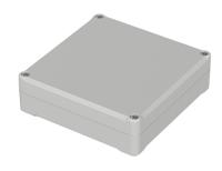 63213000-et-213 Bopla Euromas II Series Light Grey ABS Enclosure, IP65, Light Grey Lid, 122 x 120 x 37mm