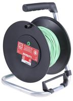 125-3742 RS PRO Green Test Lead Extension Reel, 50m Cable Length, CAT II 1000 V safety category