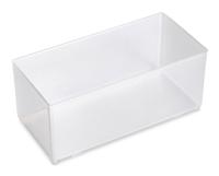 142915 Raaco Transparent Polypropylene Insert, 69mm x 79mm x 157mm