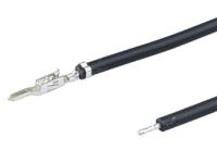 2261974125 Molex Male Mini-Fit to Pigtail Pre-Crimped Lead, 450mm, 20AWG, Black