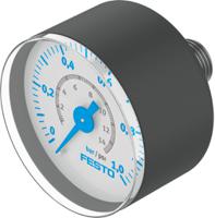 map-40-1-18-en Festo R 1/8 Analogue Pressure Gauge 1bar Inline 40mm Outside Diameter