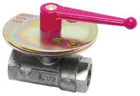 0437-13-21 Legris Nickel Plated Brass 2 Way, Ball Valve, Threaded, BSPP 1/2in, 40bar Operating Pressure