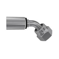 1j748-6-6 Parker Crimped Hose Fitting 3/8 in Hose to ORFS, 1J748-6-6